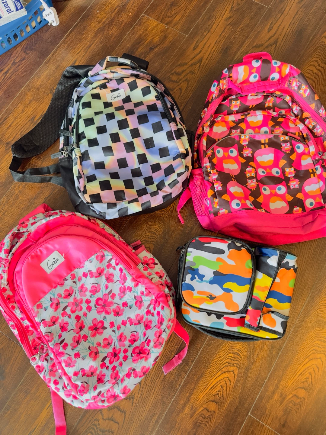 Genie Backpacks - 3 styles and lunch bag
