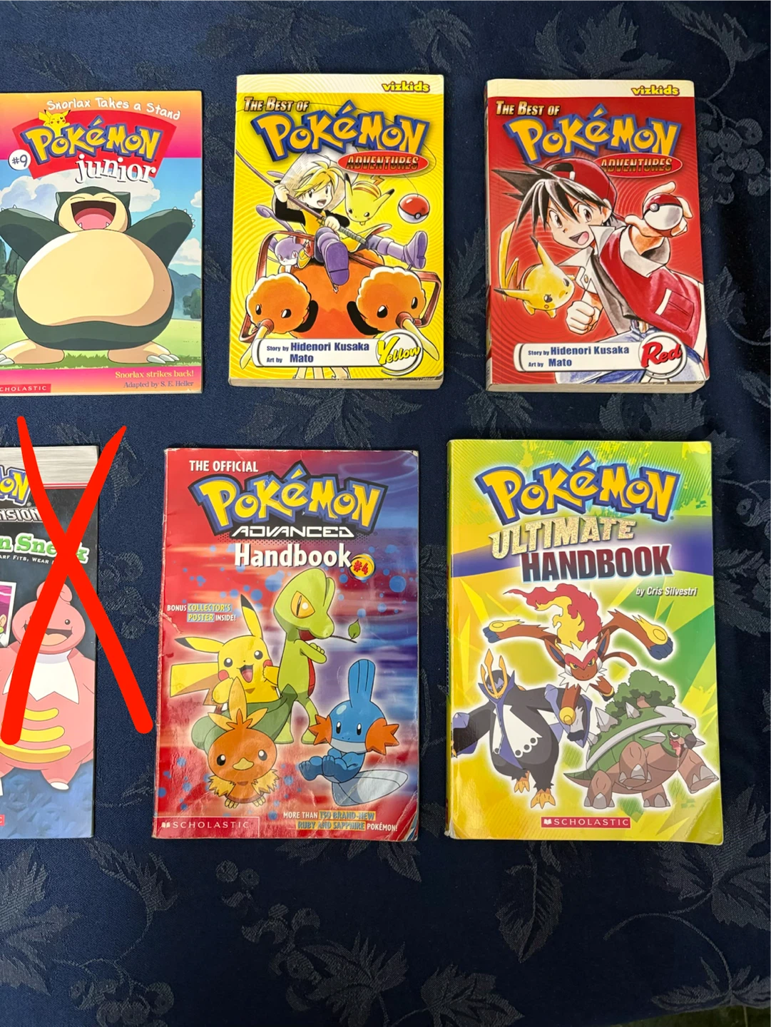 Pokemon books (11 total, including 1 colisium)