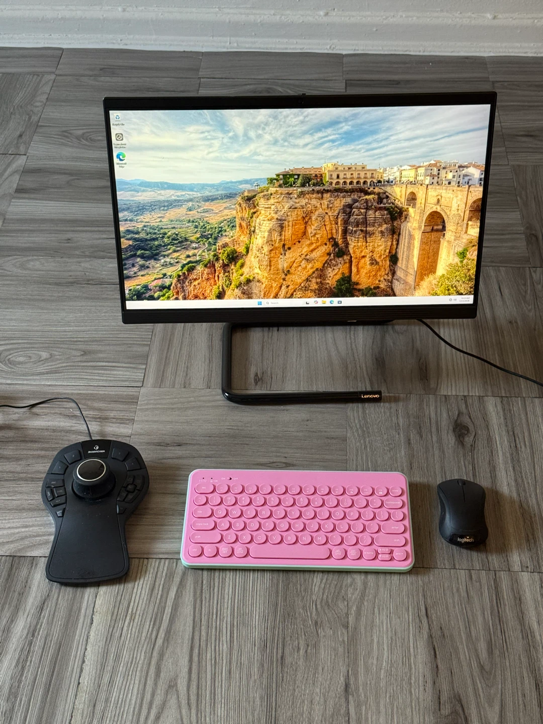 Lenovo All-in-One Computer with Intel Pentium Silver