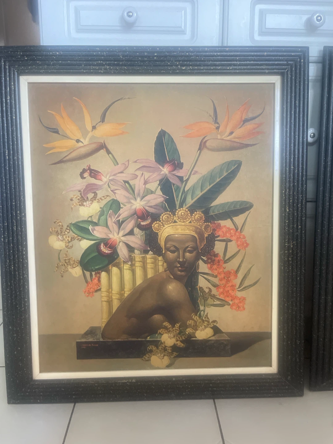 Vintage Tropical Art Paintings (Set of 2) - photo 2