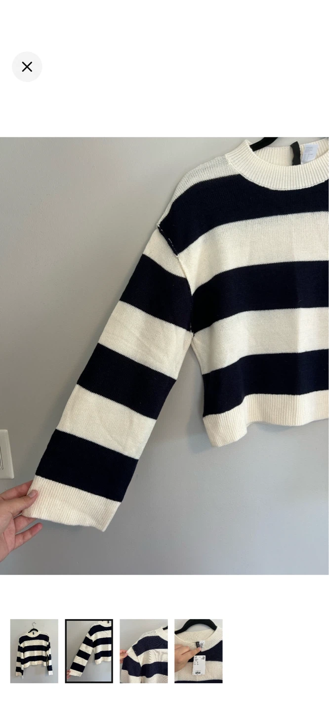 H&M Striped Sweater - Size S - photo 2