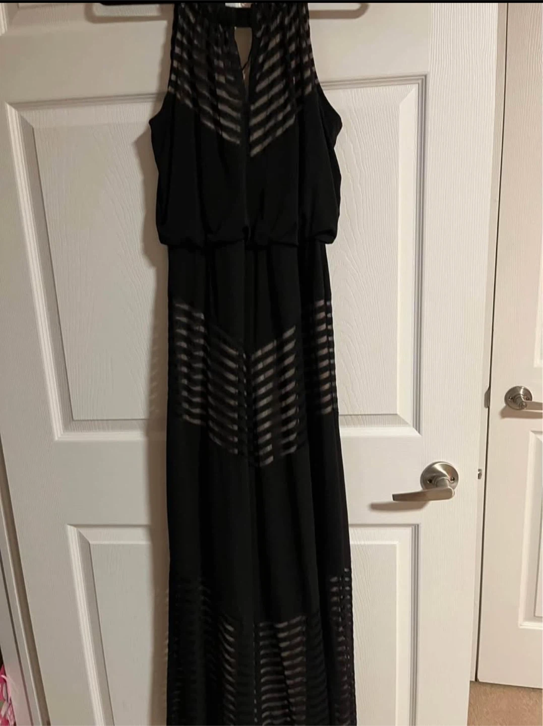 Laura Black Maxi Dress Size 4 - photo 4