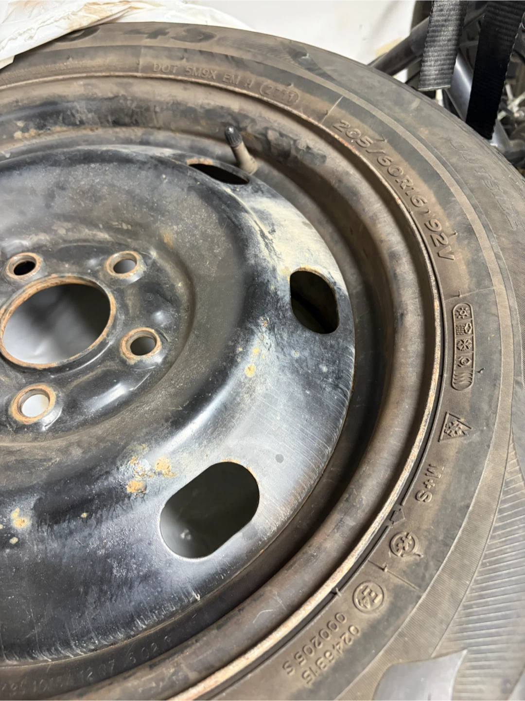 6 Tires on Steel Rims (205/60R16 & 205/55R16) - photo 2