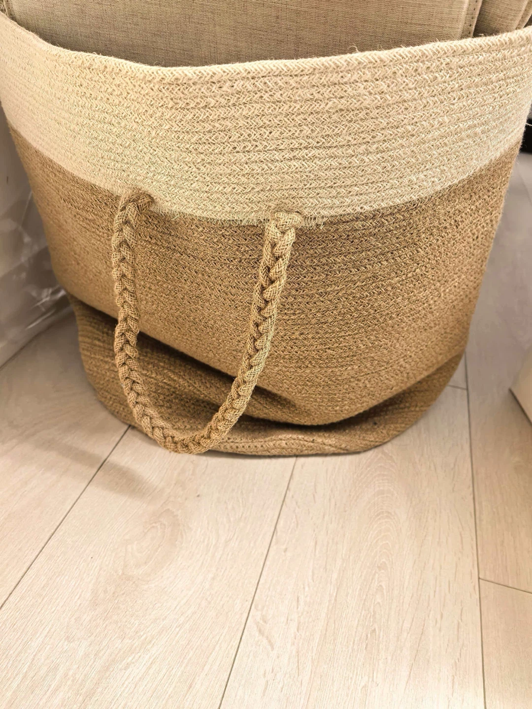 Woven Storage Basket with Handles