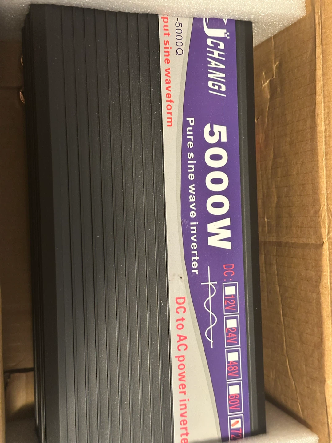 CHANGI 5000W Pure Sine Wave Inverter