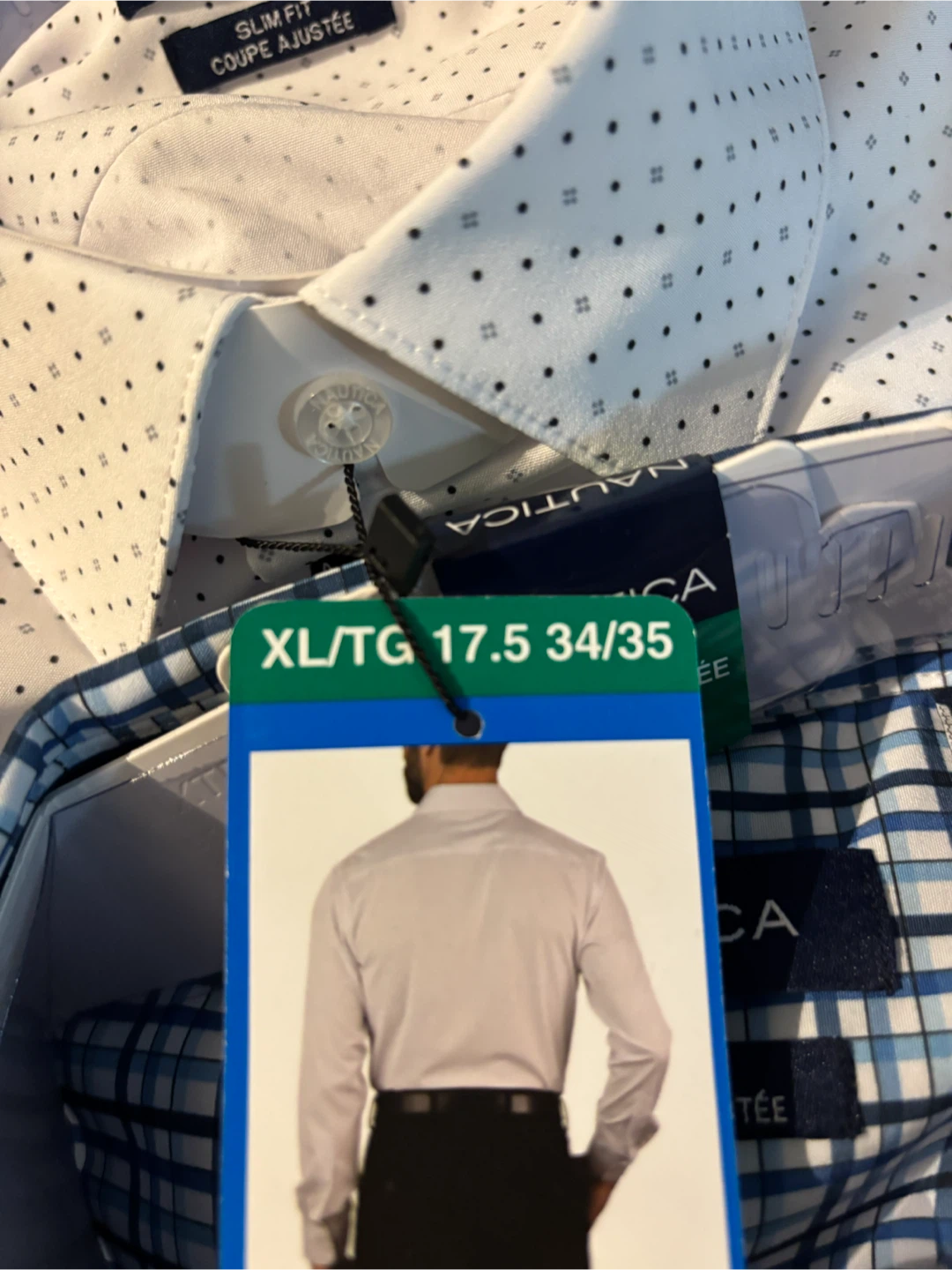 Nautica Slim Fit Dress Shirts (2-Pack) - XL/TG - photo 2