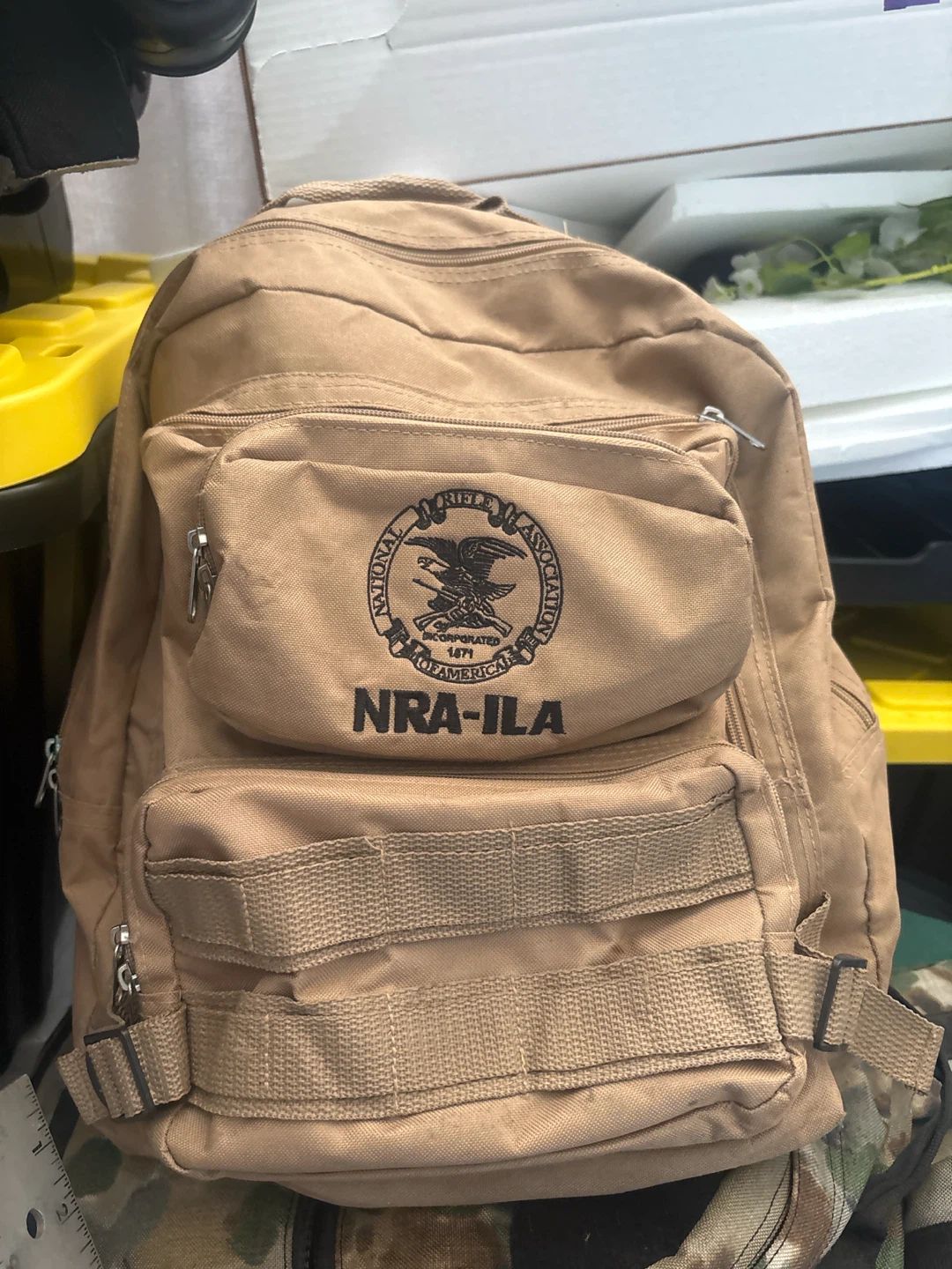 NRA-ILA Tan Backpack