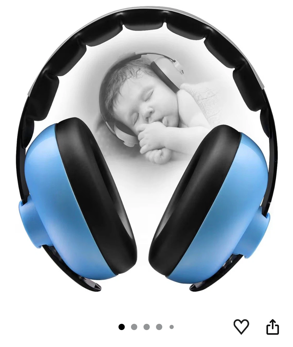 Baby Noise Cancelling Headphones - Blue - photo 2