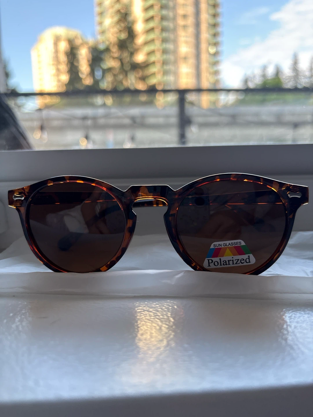 Polarized Tortoiseshell Sunglasses