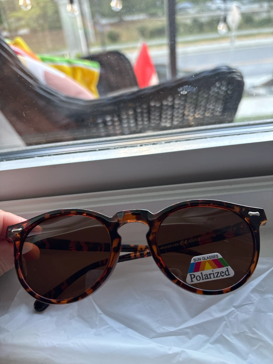 Polarized Tortoiseshell Sunglasses - photo 2