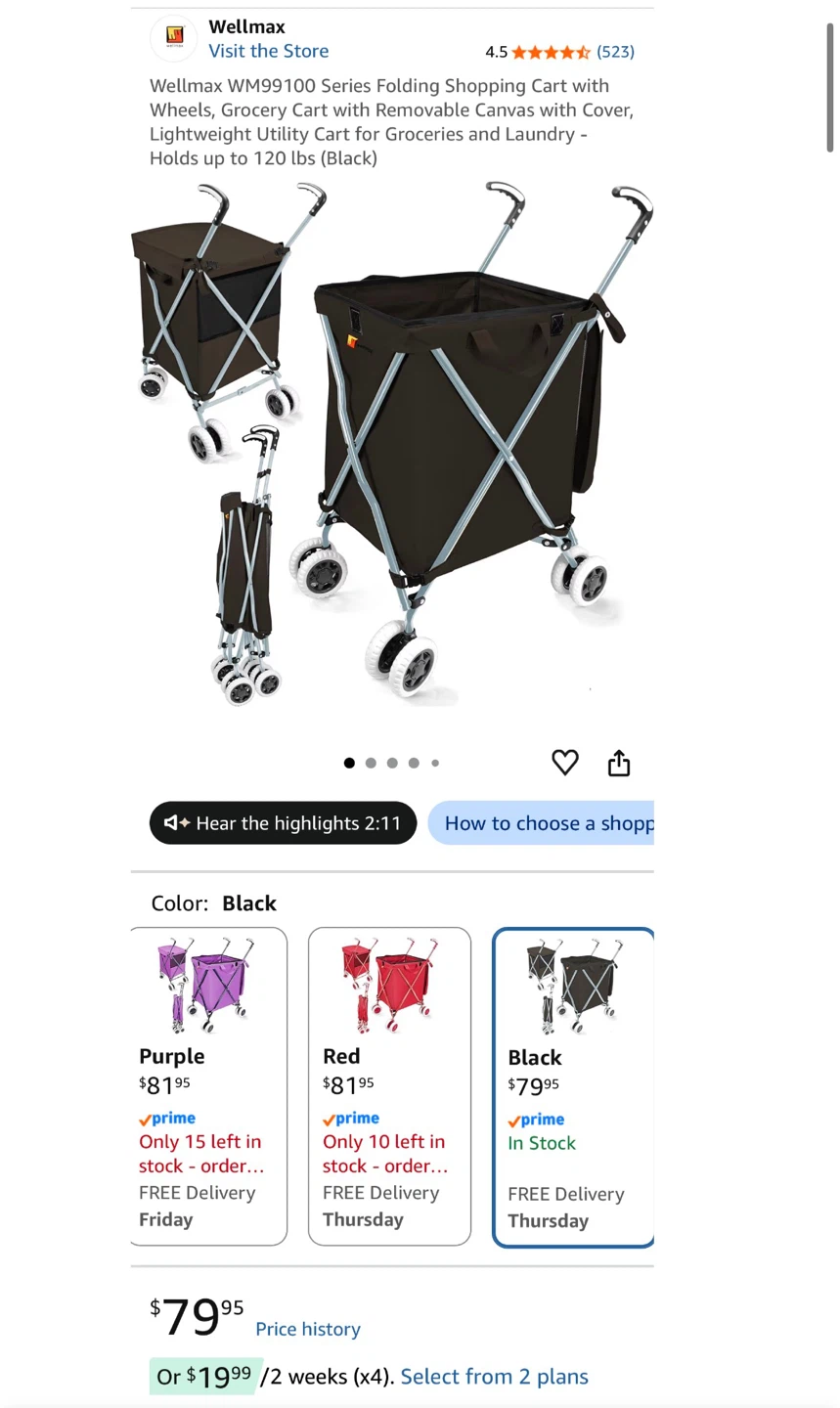 Foldable Shopping Cart - photo 4