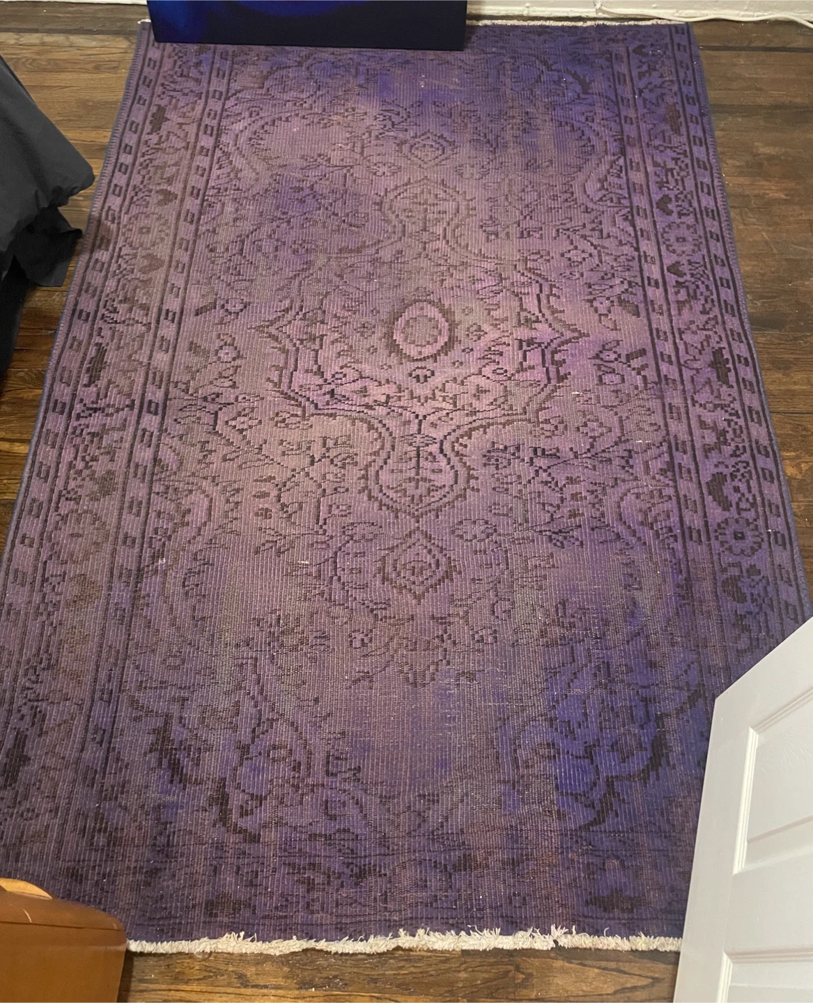 Vintage Distressed Oriental Rug