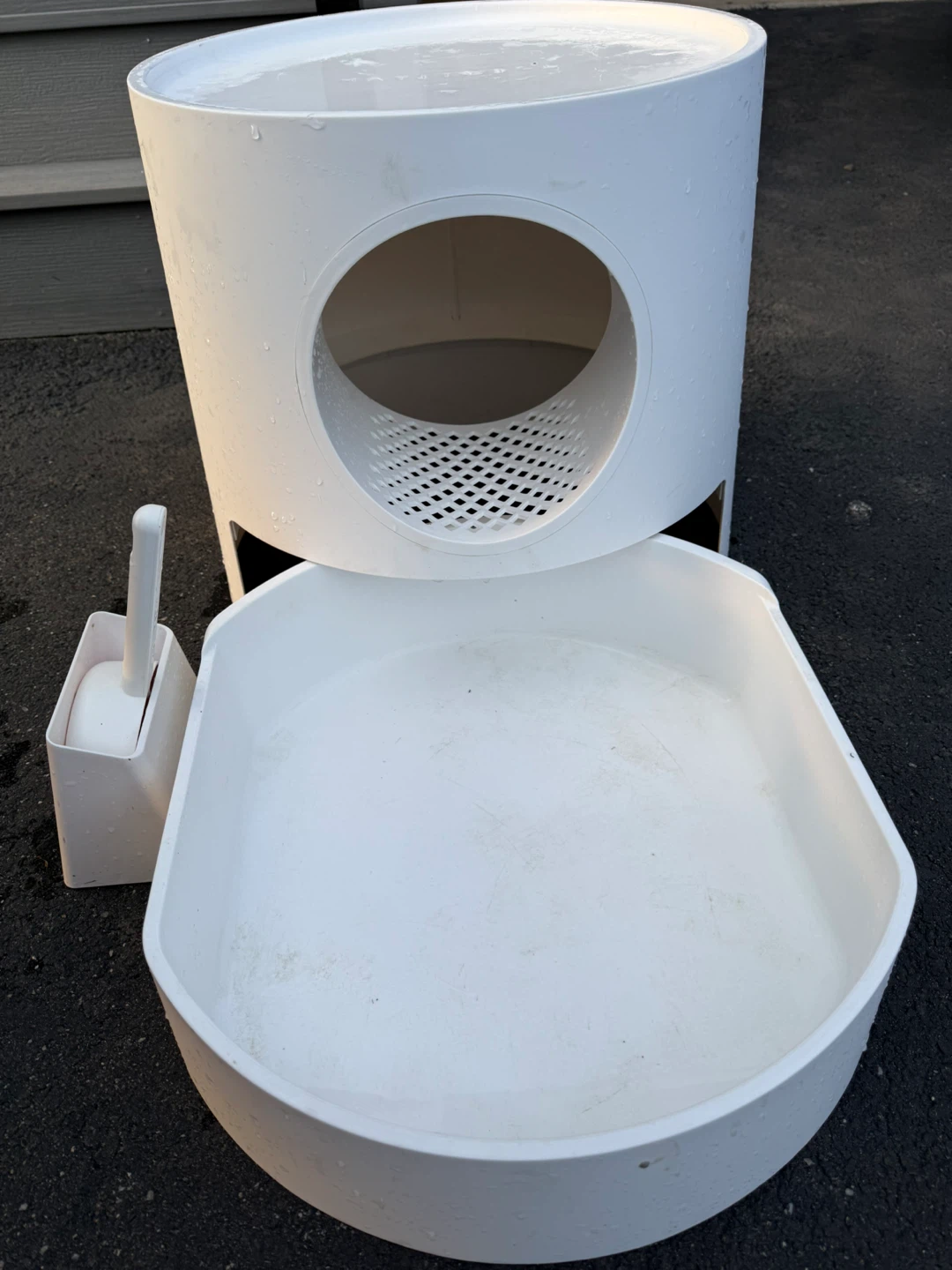 Enclosed Cat Litter Box