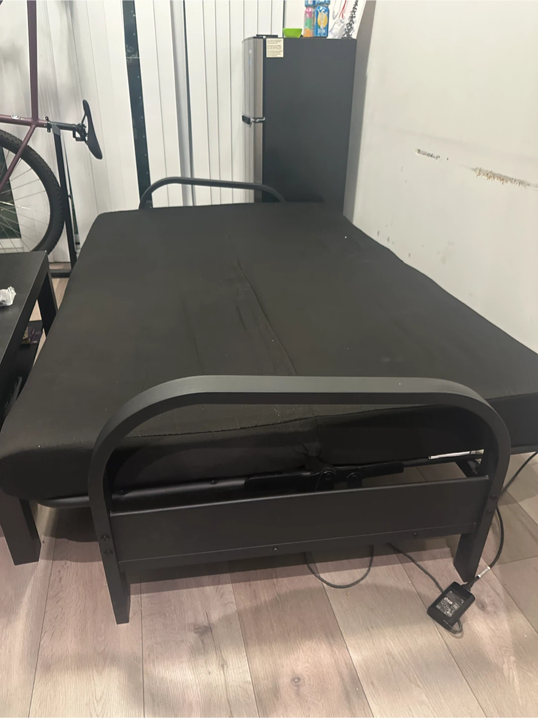 Black Futon Sofa Bed - photo 3