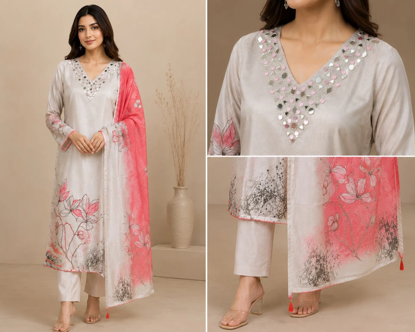 Women's Kurti and Dupatta Set