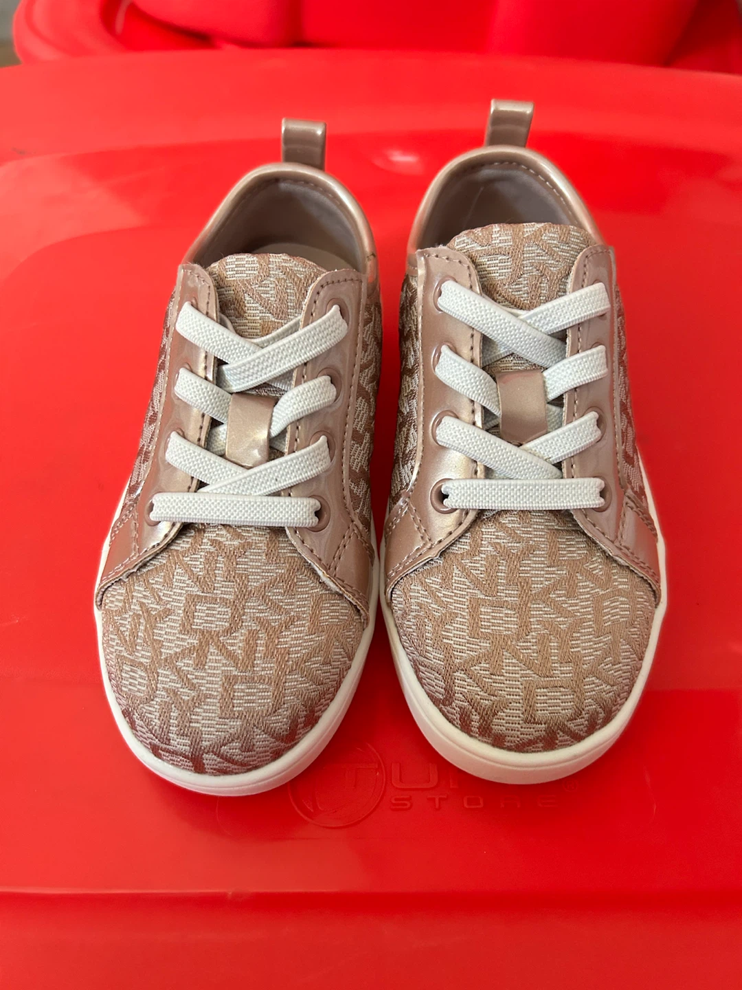 Kids DKNY Rose Gold Sneakers - photo 2