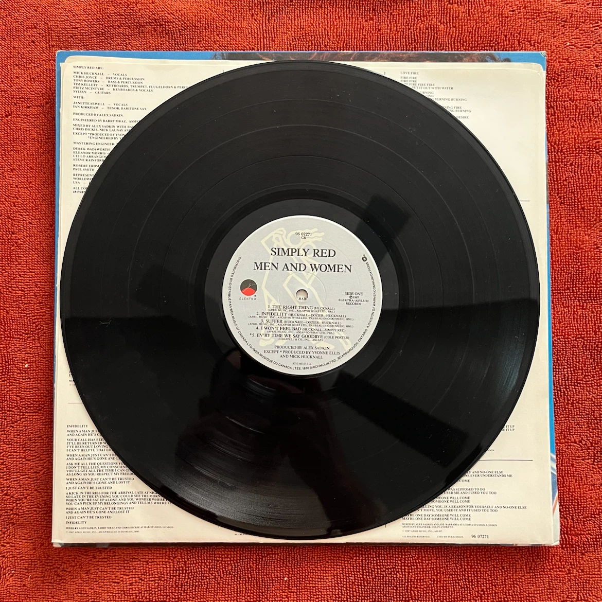 Simply Red Men and Women Vinyl Record - photo 2