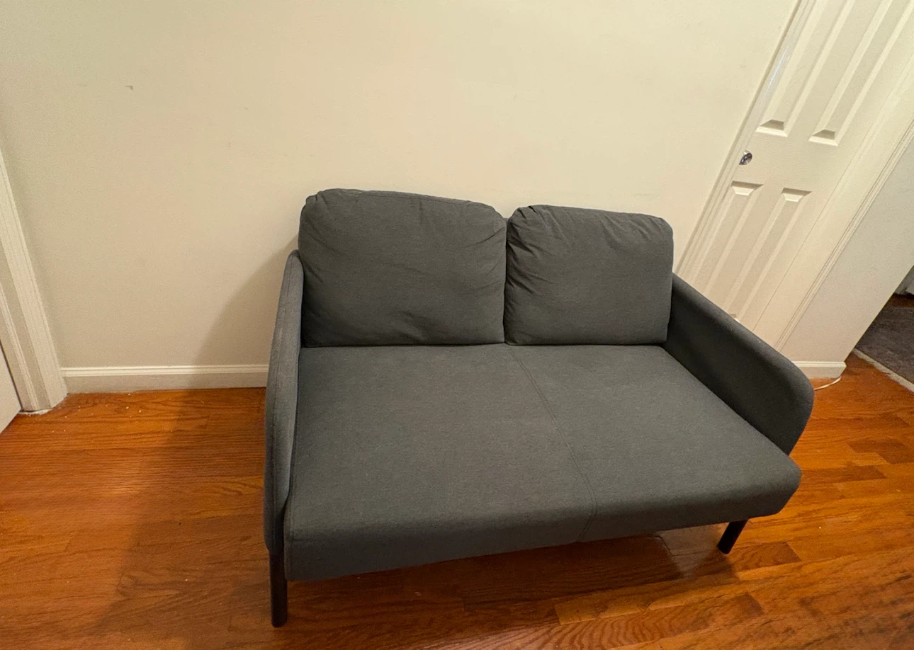 Ikea loveseat - gray
