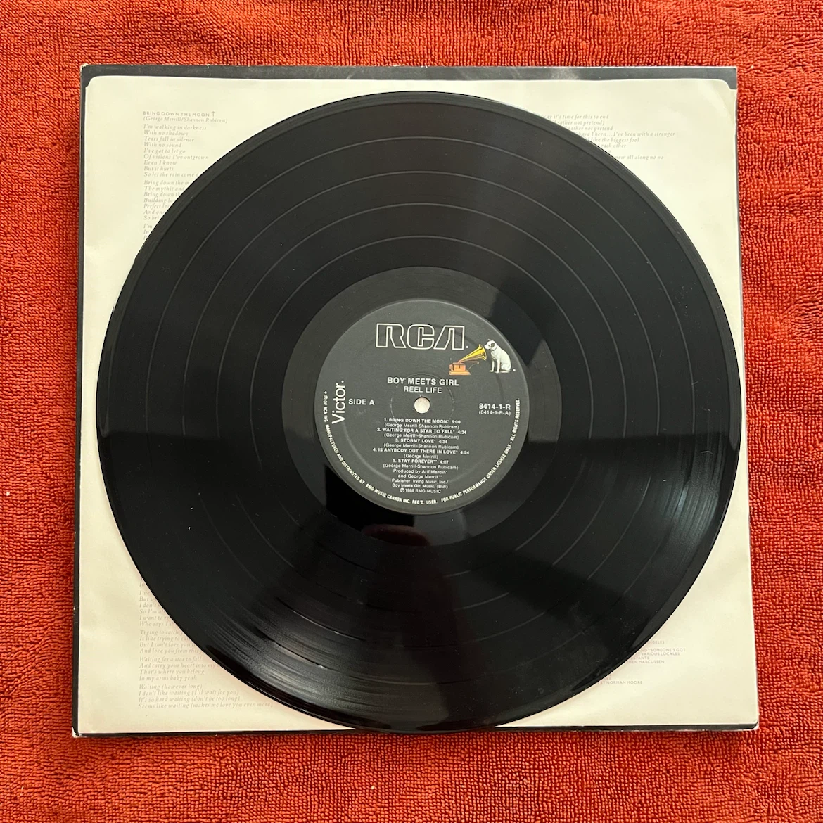 Boy Meets Girl Reel Life Vinyl Record - photo 2