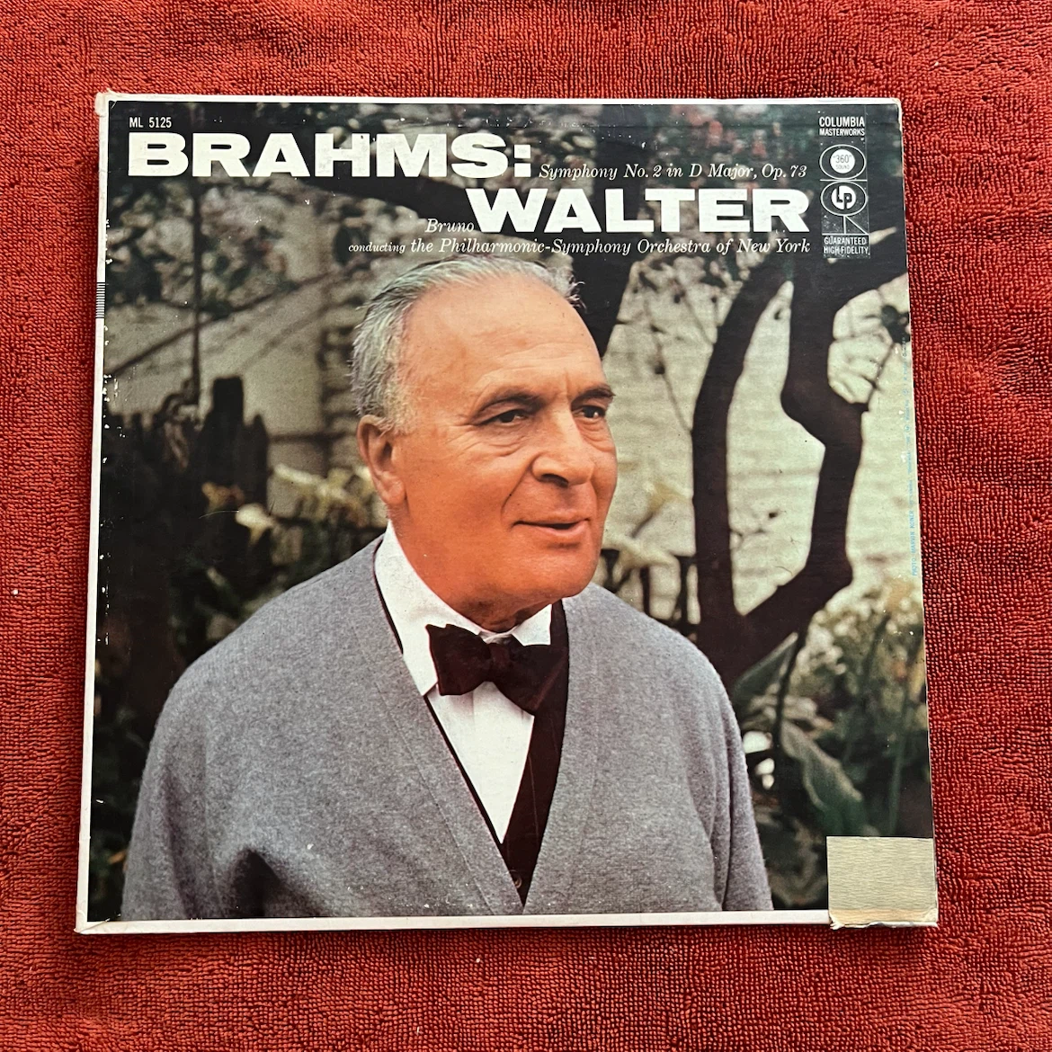 Brahms Symphony No. 2 in D Major, Op. 73 Vinyl Record