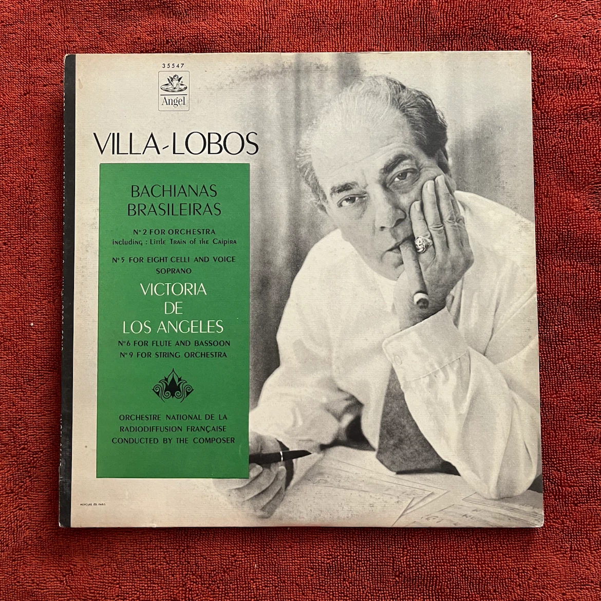Angel Records vinyl of Villa-Lobos's Bachianas Brasileiras