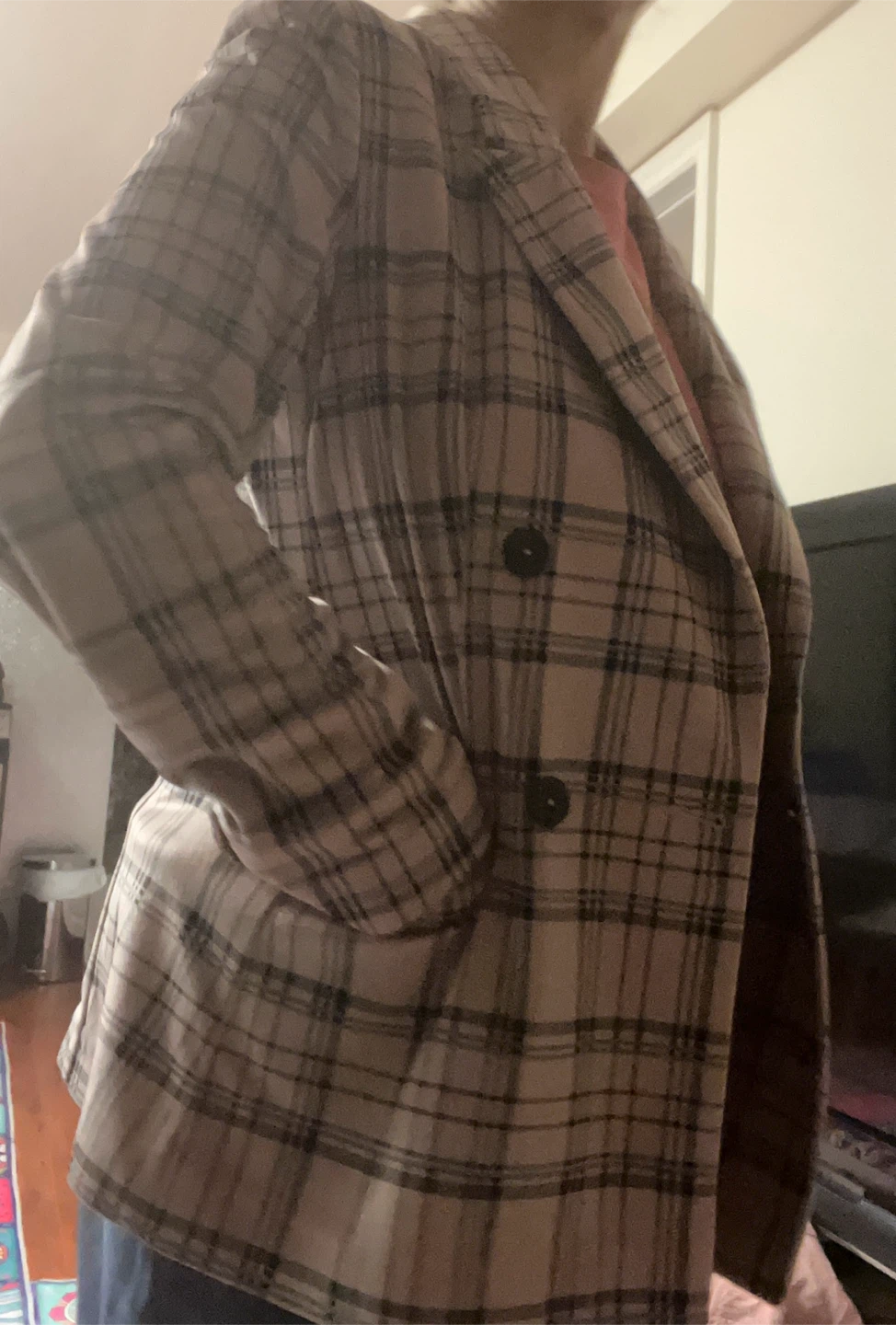MEXX Plaid Double-Breasted Blazer - photo 5