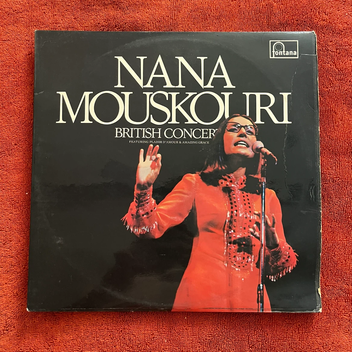 Nana Mouskouri British Concert Vinyl Record