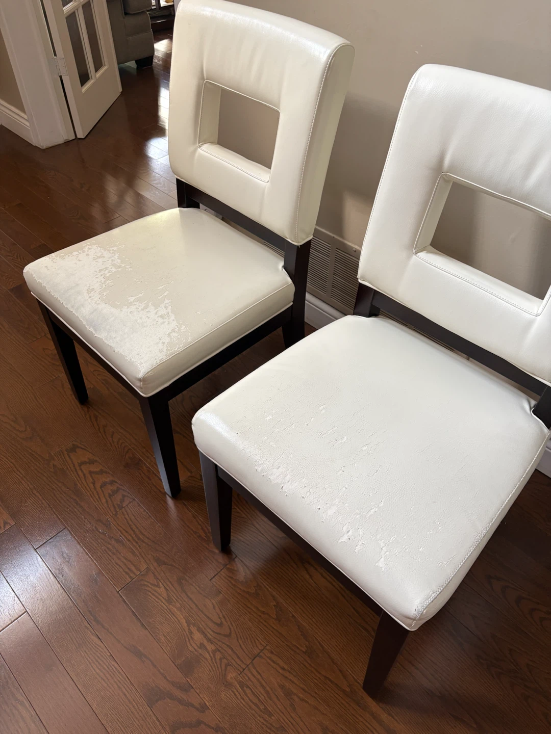 Set of 2 White Dining Chairs - photo 5