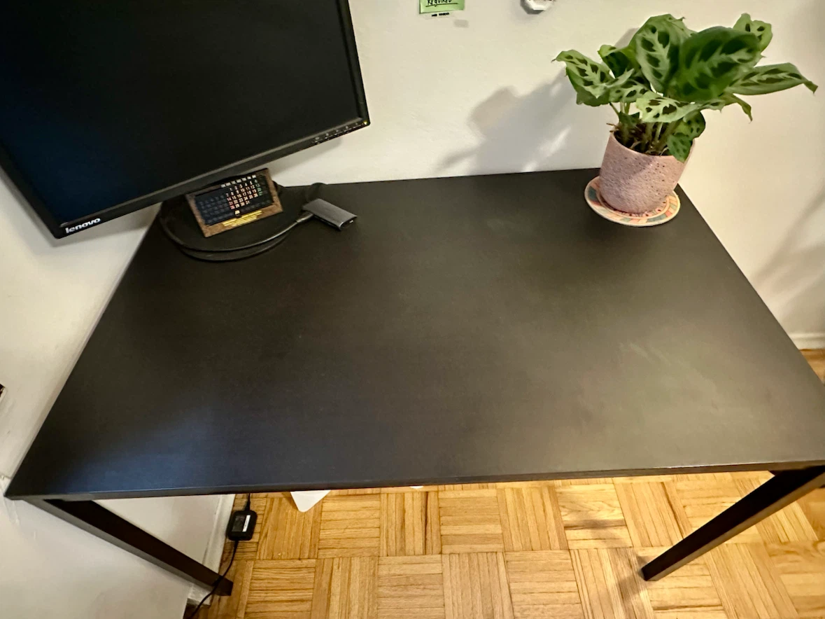 IKEA office set - chair and table - move out sale - photo 2