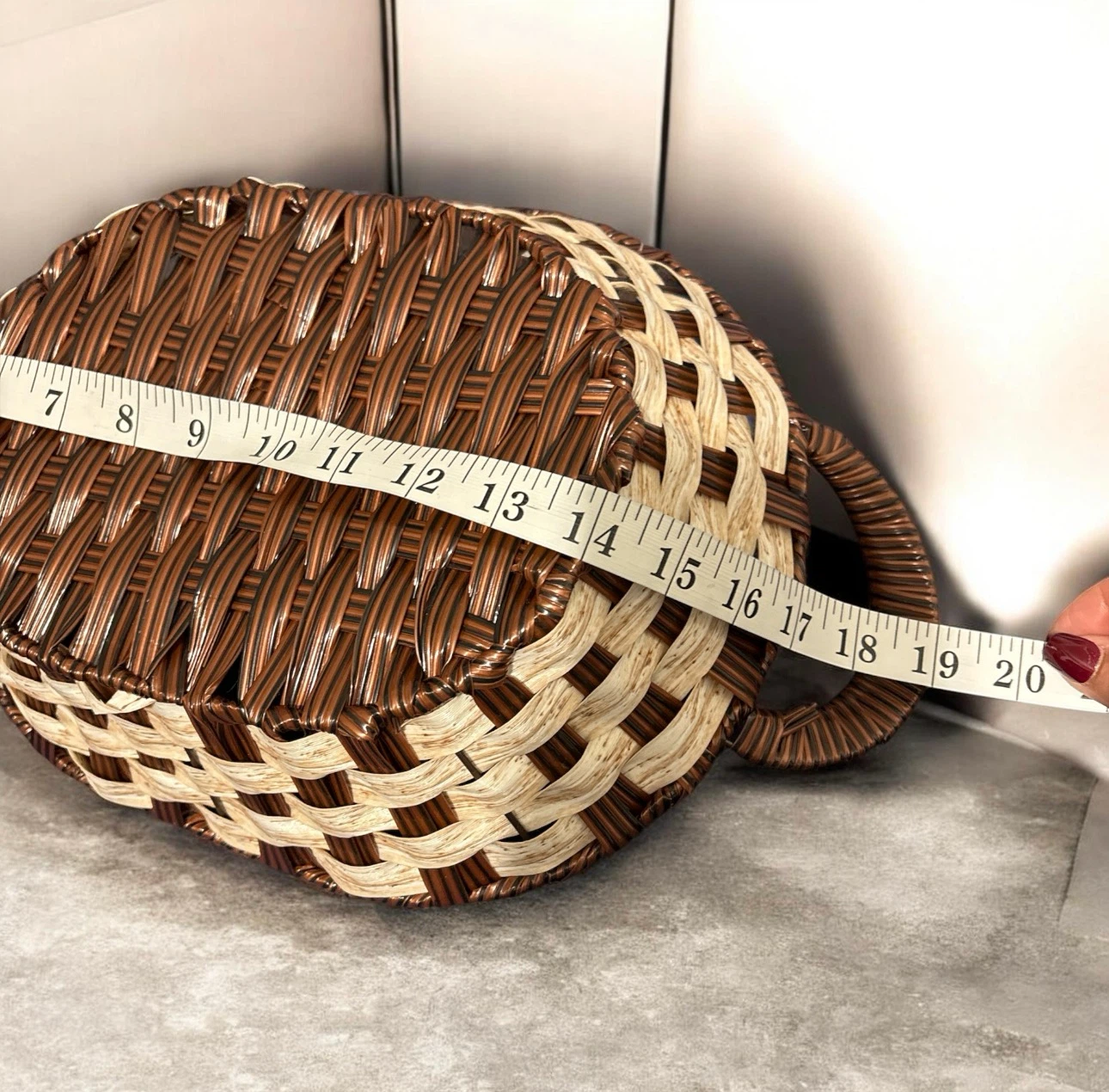 Woven Basket with Handles - photo 3
