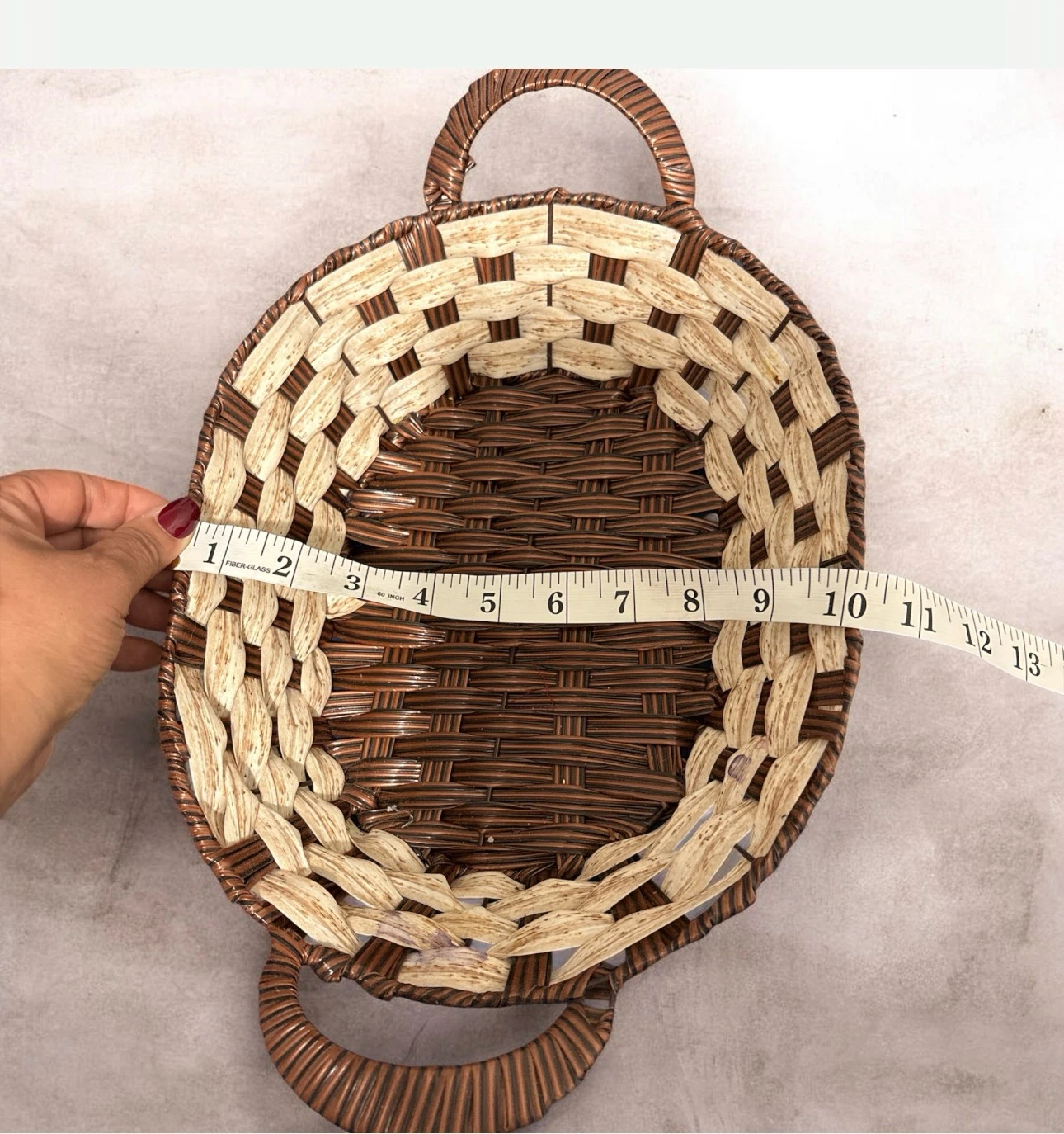 Woven Basket with Handles - photo 4