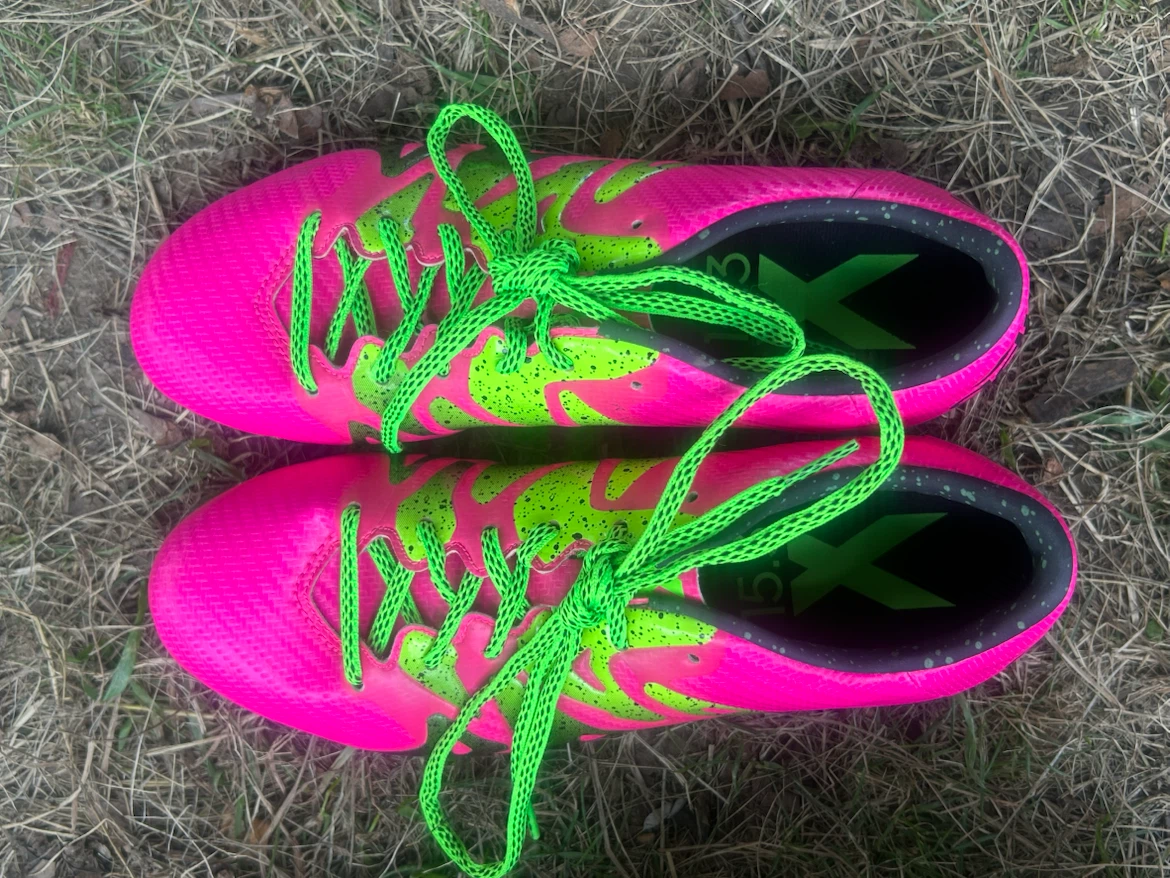 Adidas X 15.3 Soccer Cleats Pink/Green - photo 3