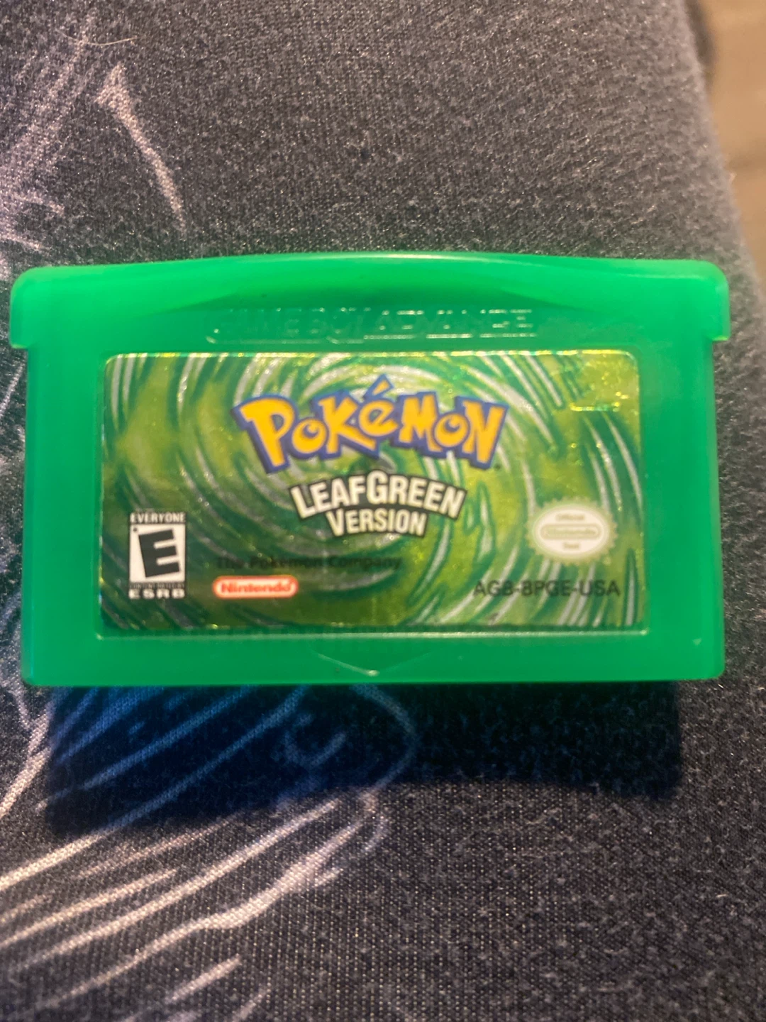 Pokémon LeafGreen Version Game Boy Advance Game Cartridge