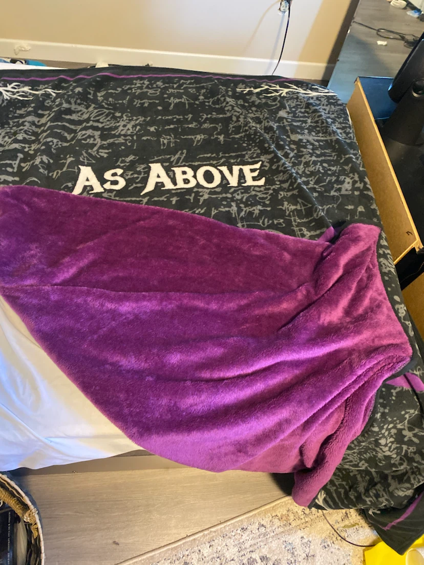 Purple Fleece Blanket - photo 2