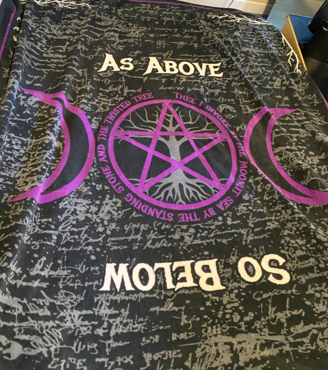 Purple Fleece Blanket
