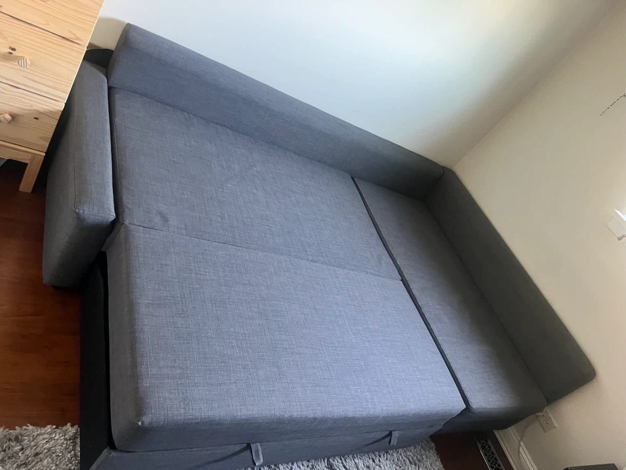 IKEA FRIHETEN Sleeper Sectional Sofa - Dark Gray - photo 4