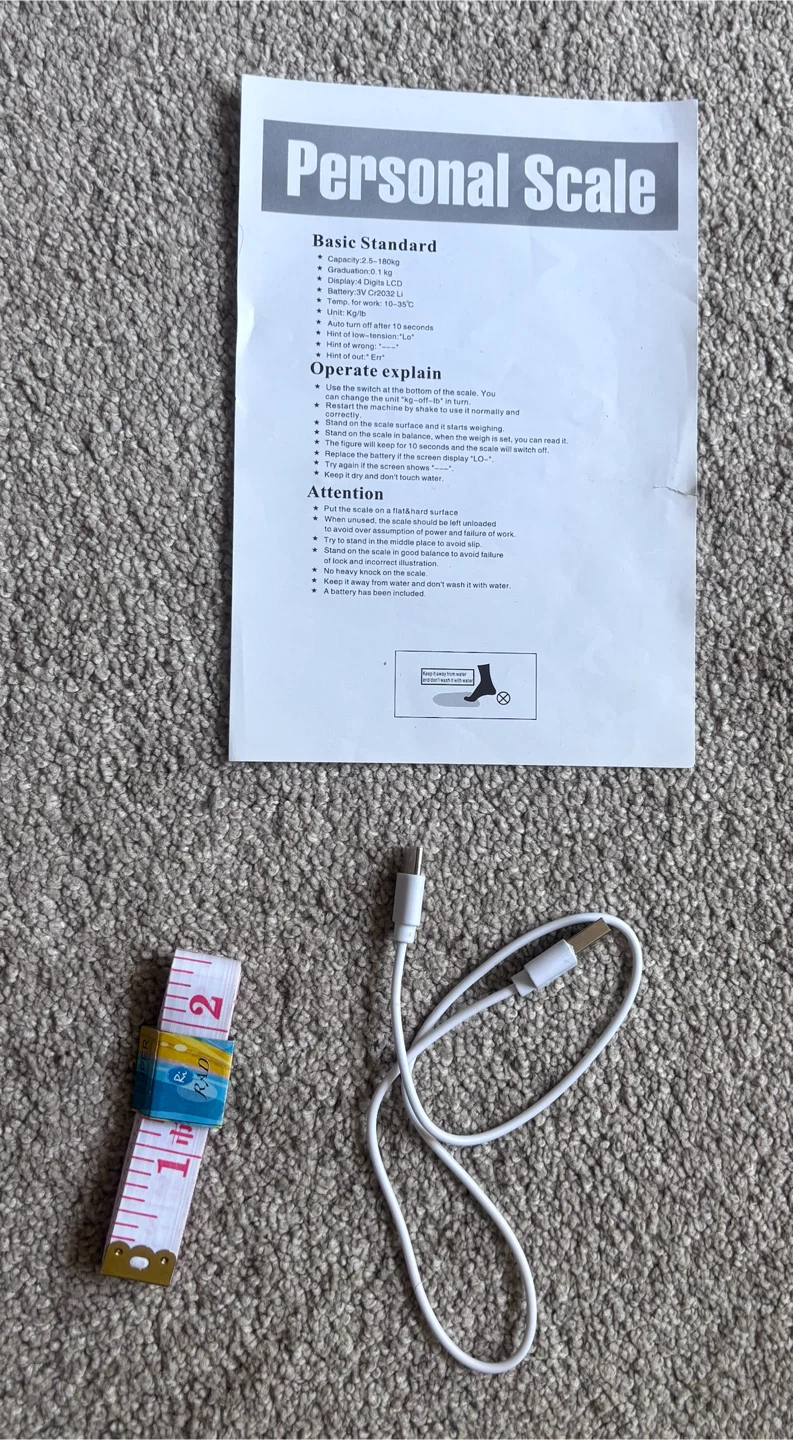 Personal Scale with USB charger - photo 2
