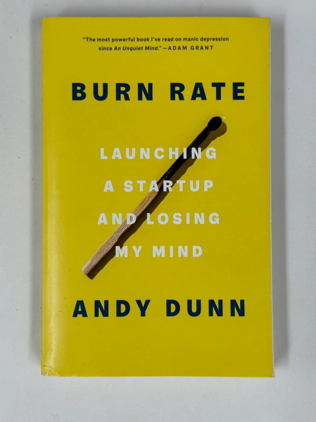 Burn Rate: Launching a Startup and Losing My Mind by Andy Dunn