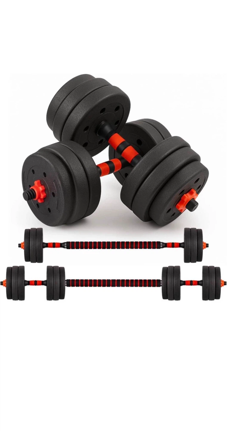 Adjustable Dumbbell and Barbell Set - photo 4