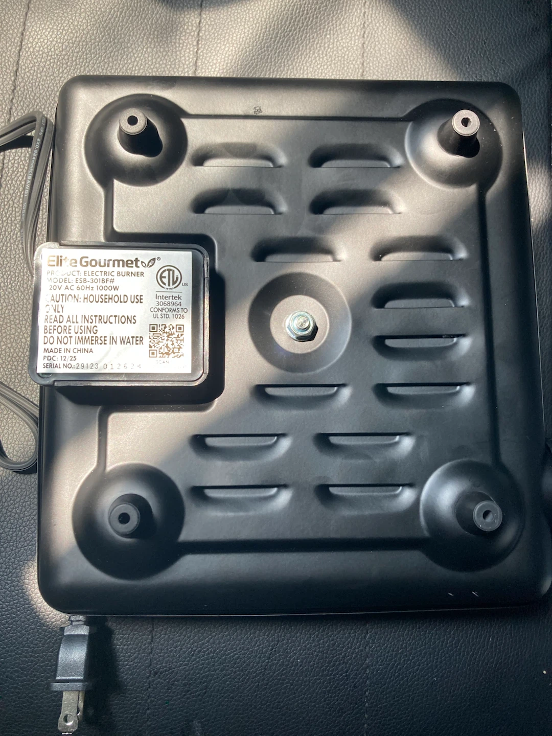 Elite Gourmet Electric Single Burner Hot Plate - photo 2