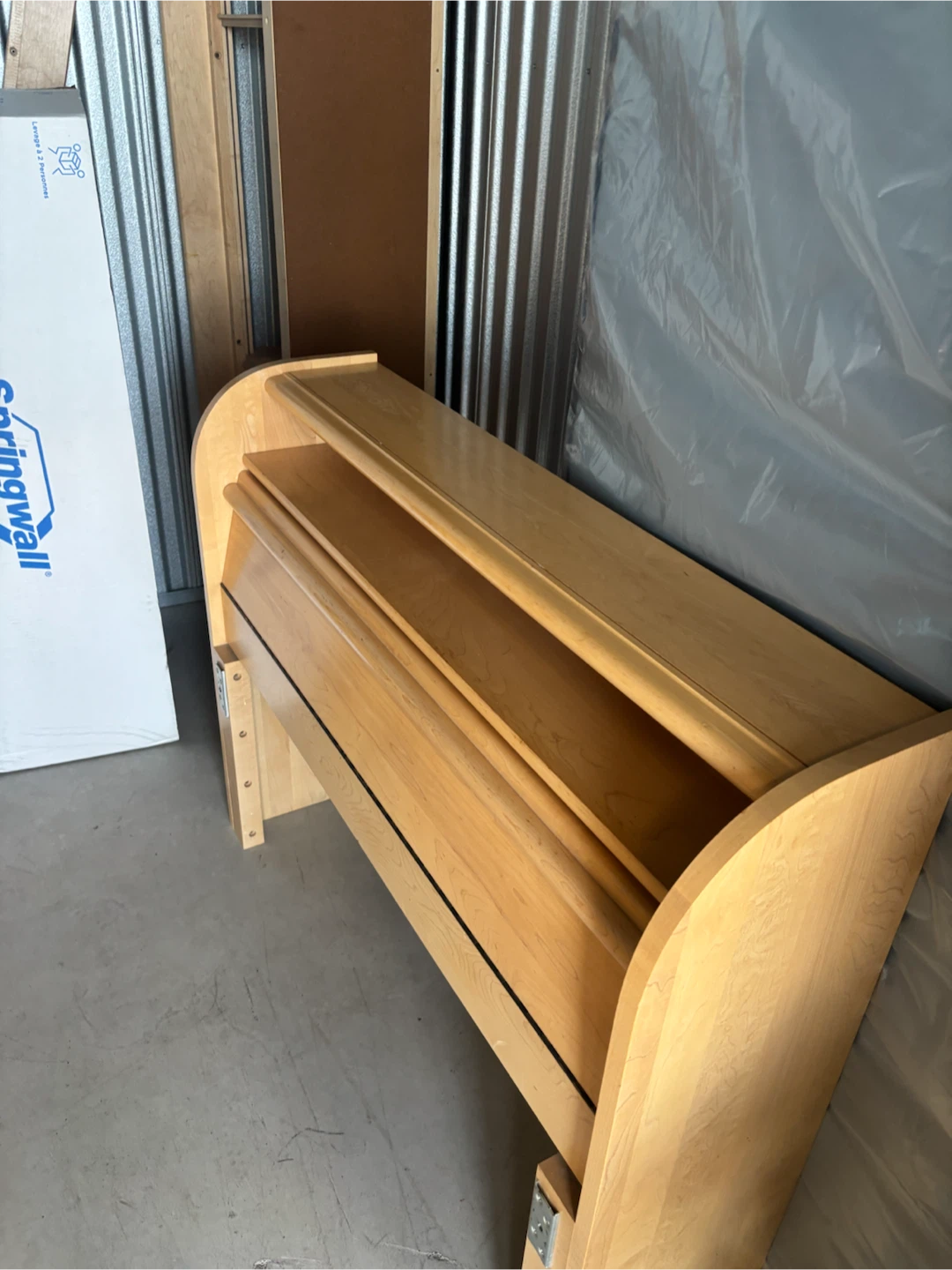 Wooden Bed Frame Headboard - Single Bed - photo 2