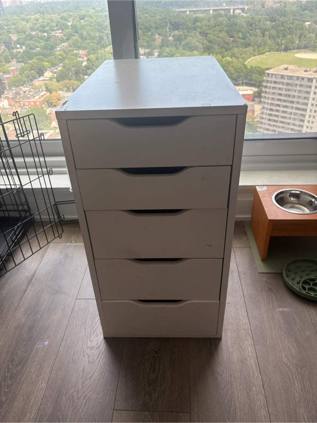 IKEA ALEX 5-Drawer Unit, White