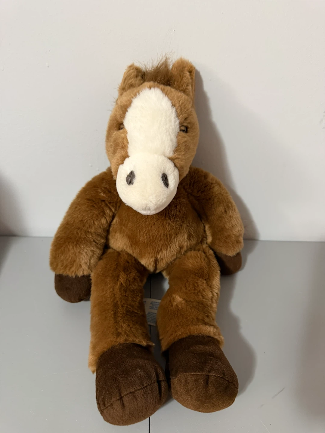 Build-A-Bear Workshop Brown Floppy Horse Pony Plush 18" Vintage