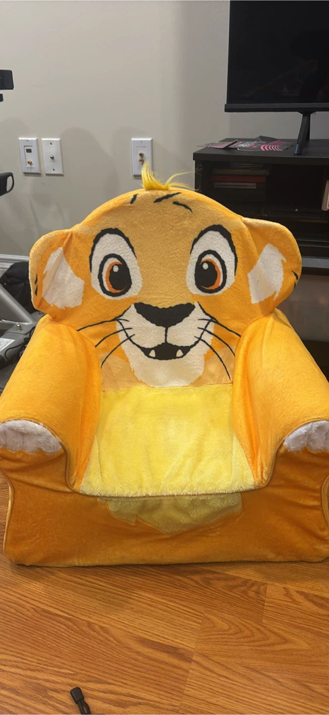 Kids Simba The Lion King Plush Chair