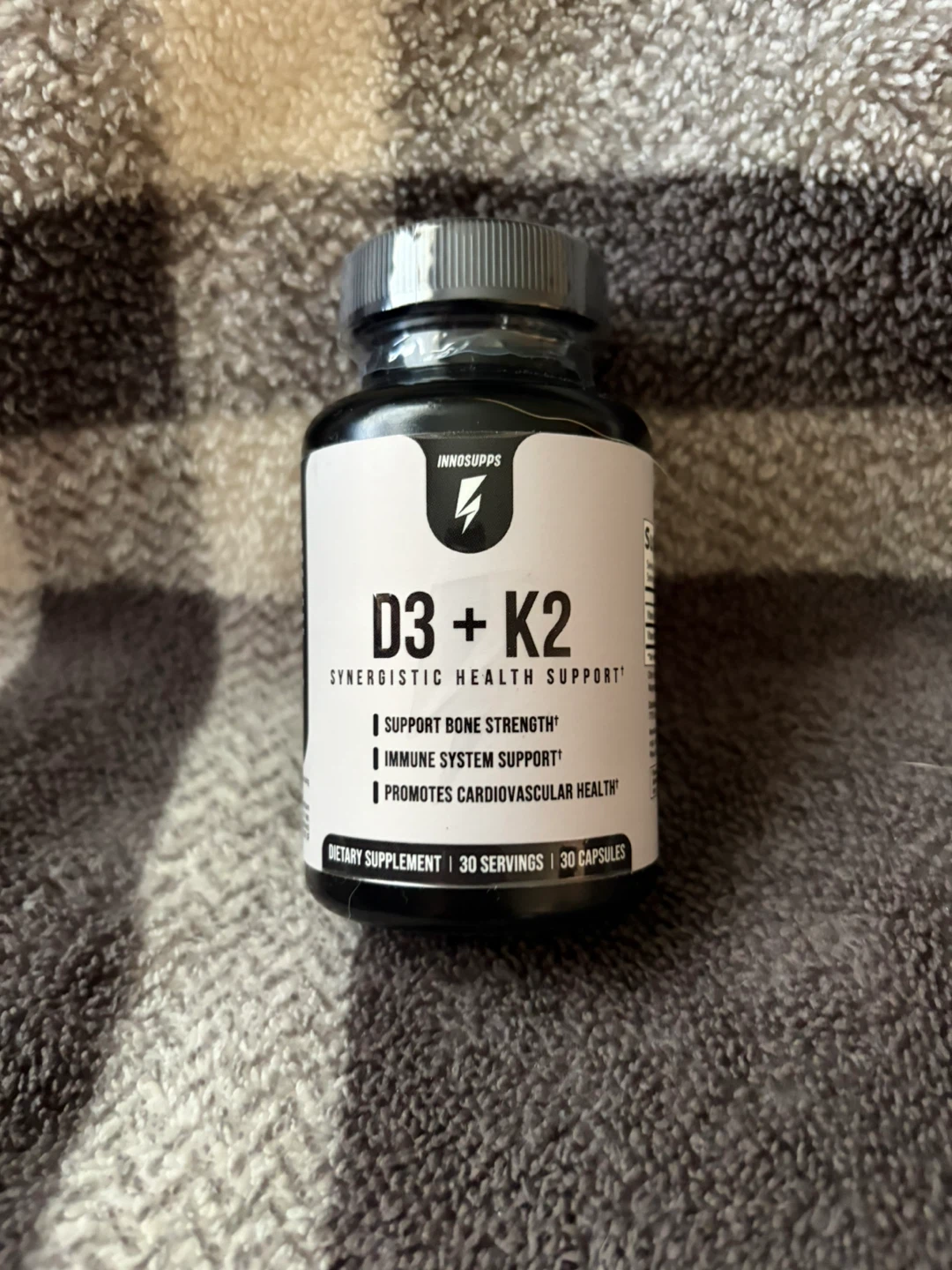 Innosupps D3 + K2 Synergistic Health Support Dietary Supplement
