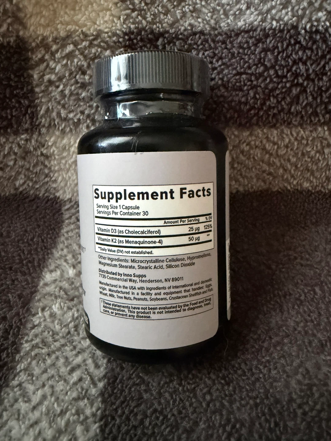 Innosupps D3 + K2 Synergistic Health Support Dietary Supplement - photo 2