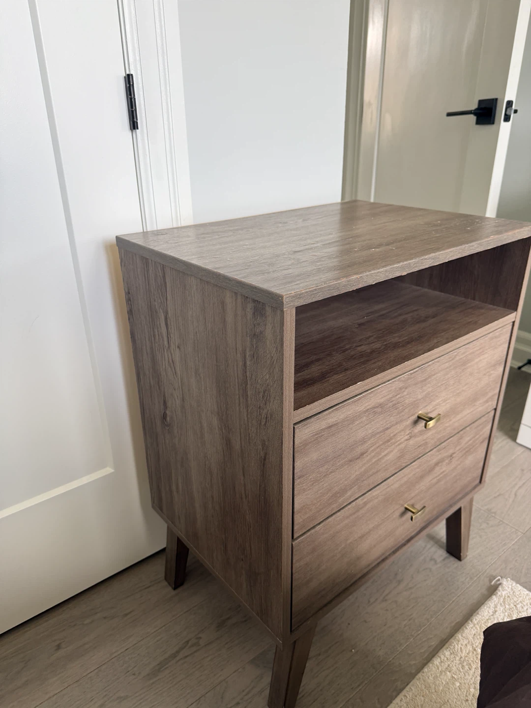 Wooden 2-Drawer Nightstand - photo 3