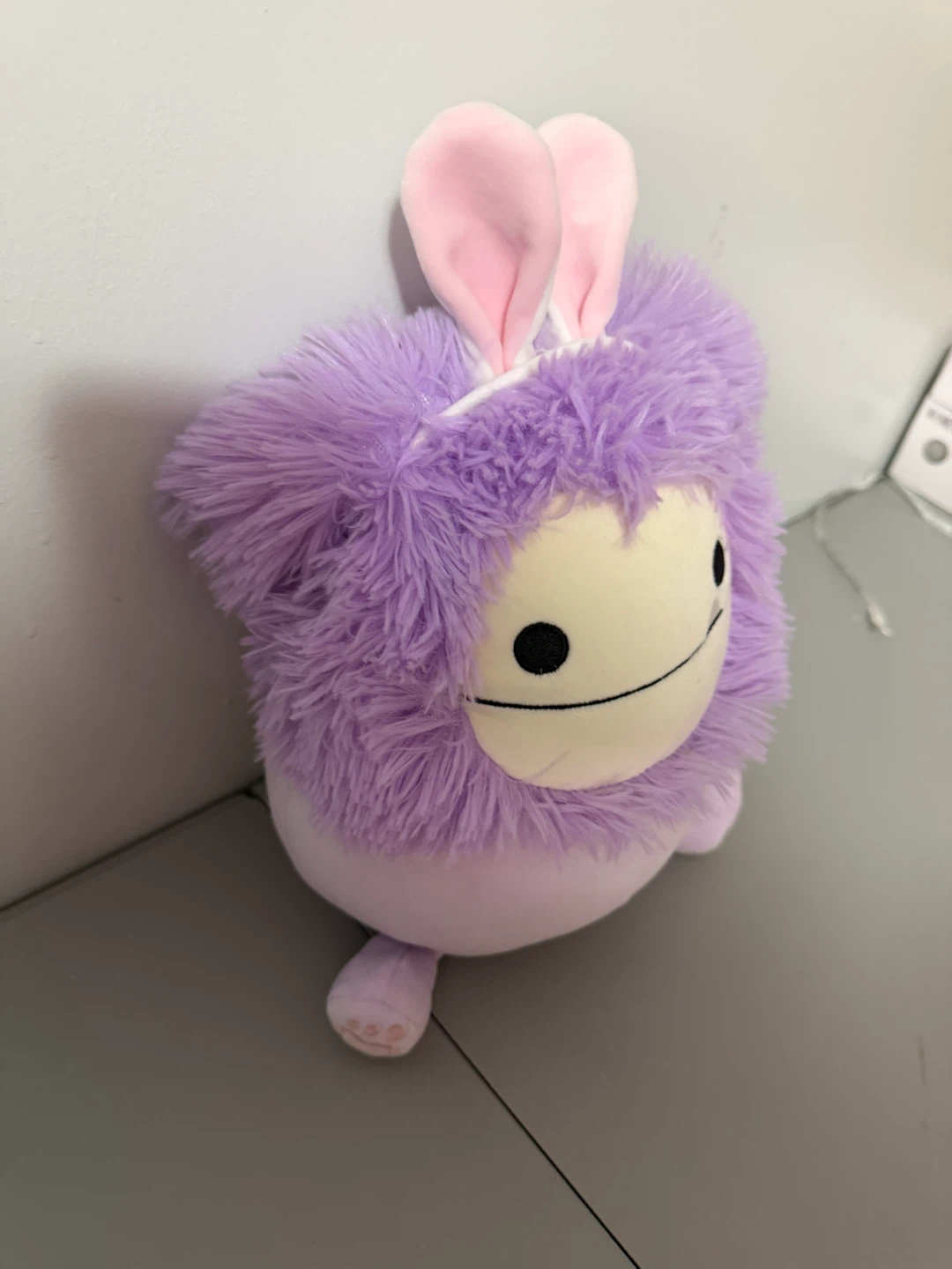 Squishmallows Dilka Lavender Bigfoot Bunny Ears Easter Plush 8" - photo 2
