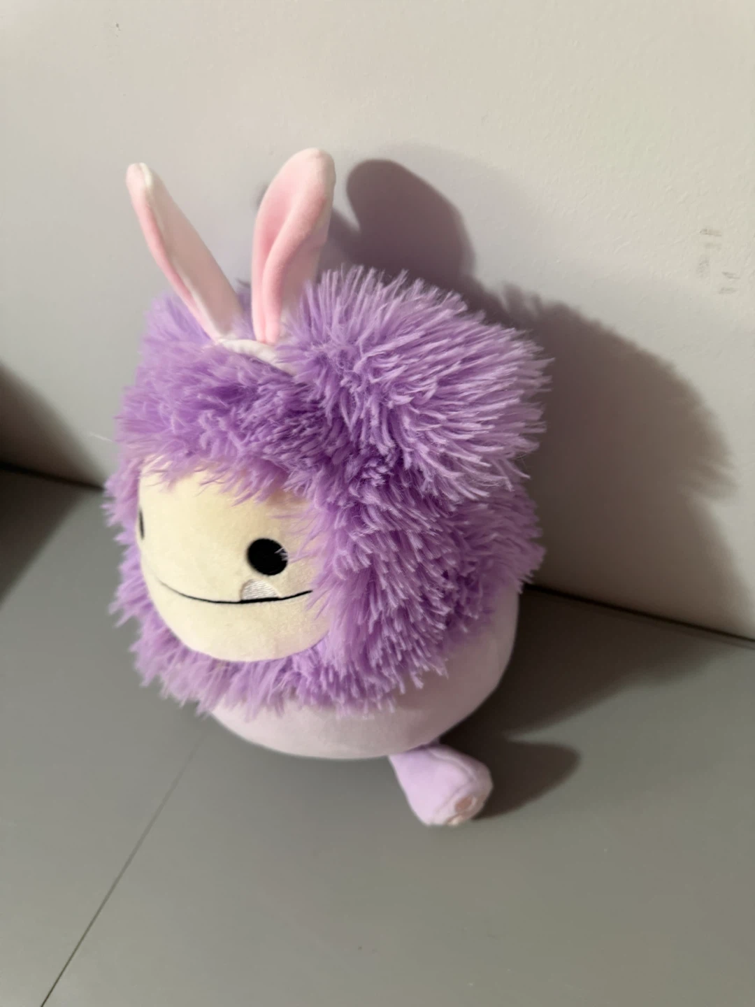 Squishmallows Dilka Lavender Bigfoot Bunny Ears Easter Plush 8" - photo 3