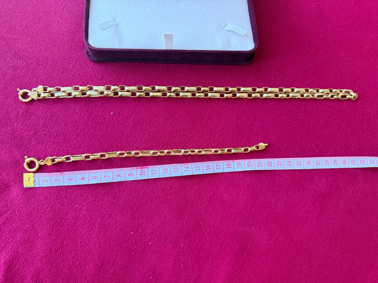 Gold Chain Necklace and Bracelet Set - photo 2